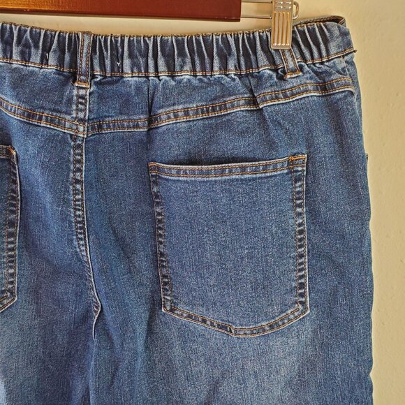 Suzanne Grae Denim Womens Knee Length Denim Bermuda Short 18 - Picture 5 of 6